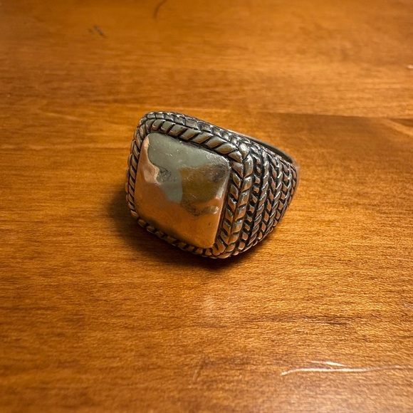 Silpada Jewelry - Silpada Sterling Silver 925 Domed Ring with braided design. Size 8.5. Southwest